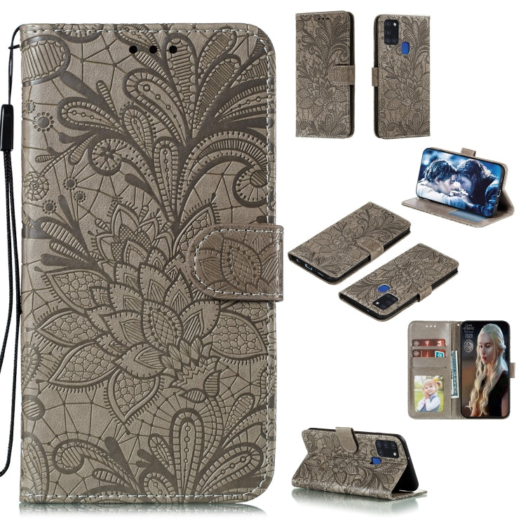 Lace Flower Embossing Pattern Horizontal Flip Leather Case , with Holder & Card Slots & Wallet & Photo Frame & Lanyard, For Huawei P Smart 2020, For Huawei Y5P / Honor 9S, For Huawei Y6P, For Huawei Y7P / P40 Lite, For Huawei Honor X10                 ...