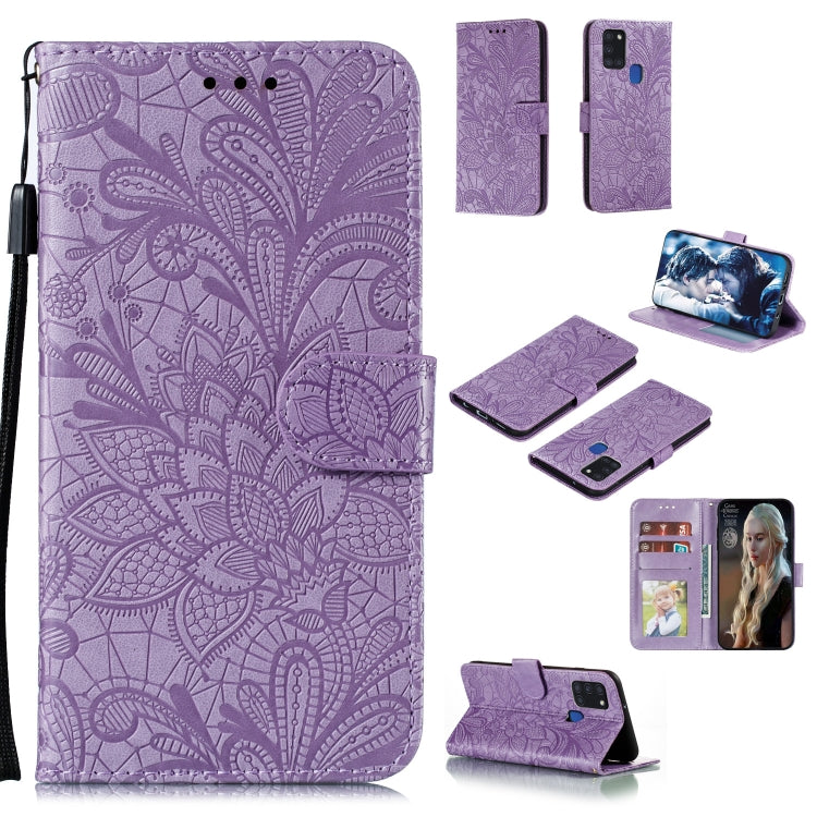 Lace Flower Embossing Pattern Horizontal Flip Leather Case , with Holder & Card Slots & Wallet & Photo Frame & Lanyard, For Huawei P Smart 2020, For Huawei Y5P / Honor 9S, For Huawei Y6P, For Huawei Y7P / P40 Lite, For Huawei Honor X10                 ...