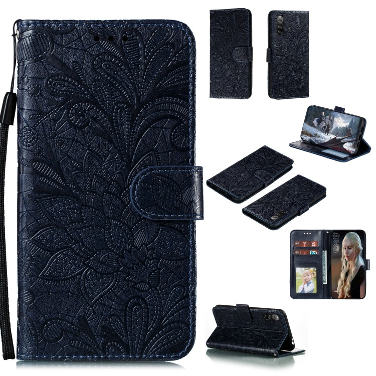 Lace Flower Embossing Pattern Horizontal Flip Leather Case , with Holder & Card Slots & Wallet & Photo Frame & Lanyard, For Huawei P Smart 2020, For Huawei Y5P / Honor 9S, For Huawei Y6P, For Huawei Y7P / P40 Lite, For Huawei Honor X10                 ...