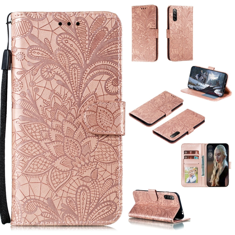 Lace Flower Embossing Pattern Horizontal Flip Leather Case , with Holder & Card Slots & Wallet & Photo Frame & Lanyard, For Huawei P Smart 2020, For Huawei Y5P / Honor 9S, For Huawei Y6P, For Huawei Y7P / P40 Lite, For Huawei Honor X10                 ...