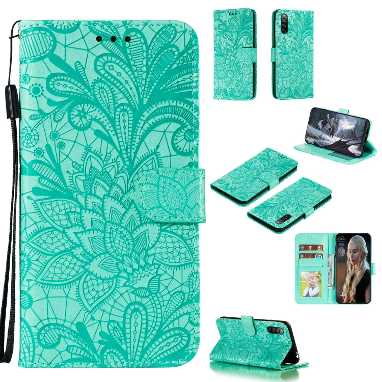 Lace Flower Embossing Pattern Horizontal Flip Leather Case , with Holder & Card Slots & Wallet & Photo Frame & Lanyard, For Huawei P Smart 2020, For Huawei Y5P / Honor 9S, For Huawei Y6P, For Huawei Y7P / P40 Lite, For Huawei Honor X10                 ...