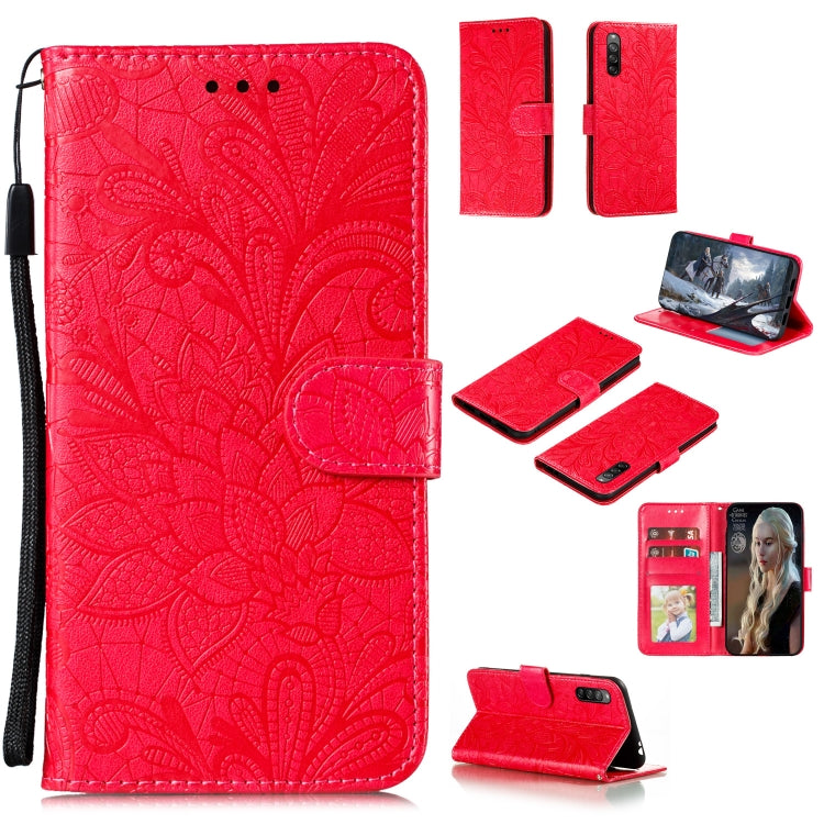 Lace Flower Embossing Pattern Horizontal Flip Leather Case , with Holder & Card Slots & Wallet & Photo Frame & Lanyard, For Huawei P Smart 2020, For Huawei Y5P / Honor 9S, For Huawei Y6P, For Huawei Y7P / P40 Lite, For Huawei Honor X10                 ...