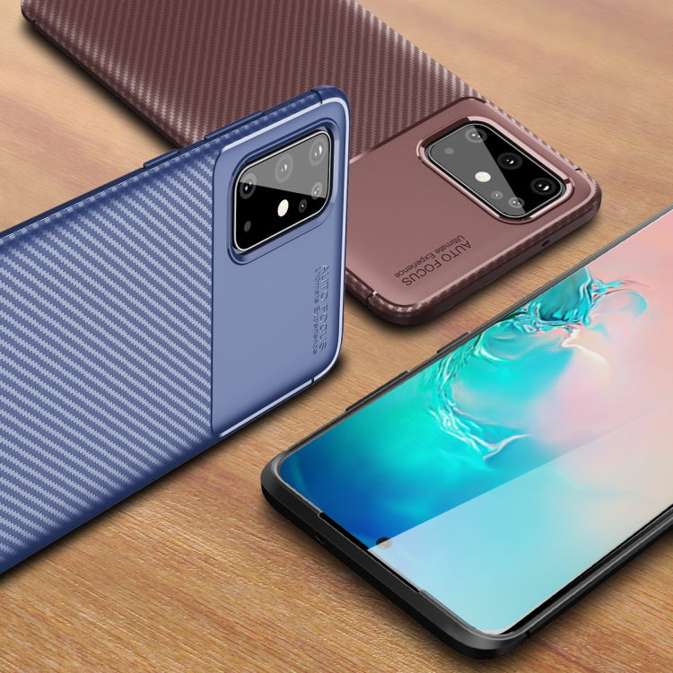 For Sumsung Galaxy Note 20 Pro Carbon Fiber Texture Shockproof TPU Case, For Galaxy Note20 Ultra