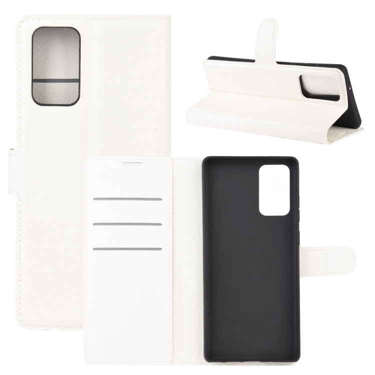 For Samsung Galaxy Note20 Litchi Texture Horizontal Flip Protective Case with Holder & Card Slots & Wallet, For Galaxy Note20