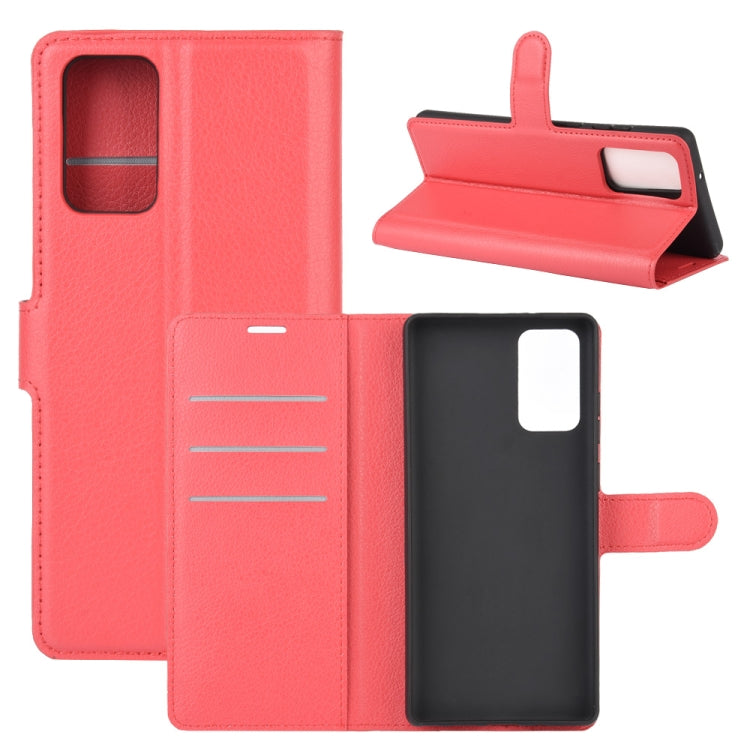For Samsung Galaxy Note20 Litchi Texture Horizontal Flip Protective Case with Holder & Card Slots & Wallet, For Galaxy Note20