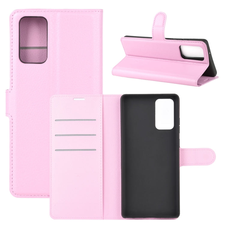 For Samsung Galaxy Note20 Litchi Texture Horizontal Flip Protective Case with Holder & Card Slots & Wallet, For Galaxy Note20