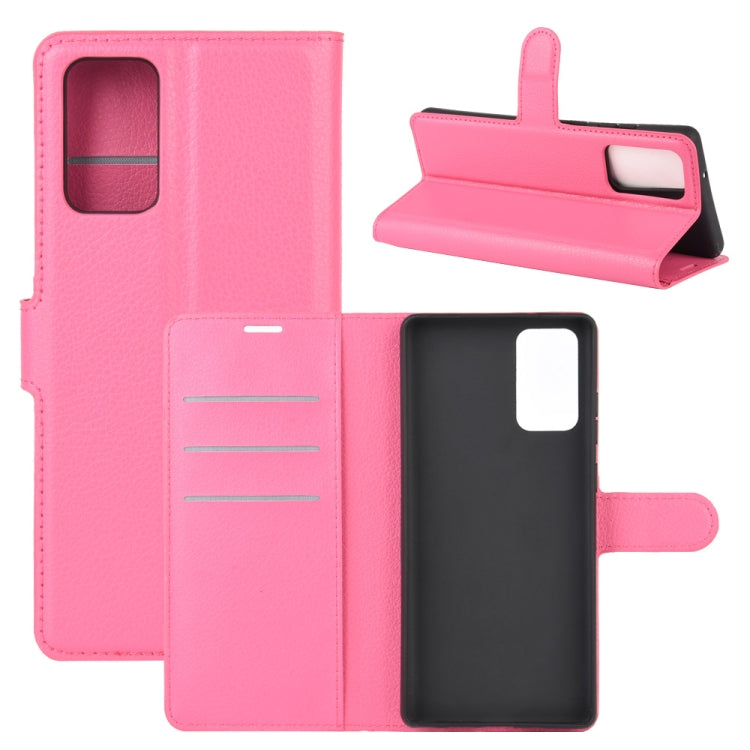 For Samsung Galaxy Note20 Litchi Texture Horizontal Flip Protective Case with Holder & Card Slots & Wallet, For Galaxy Note20