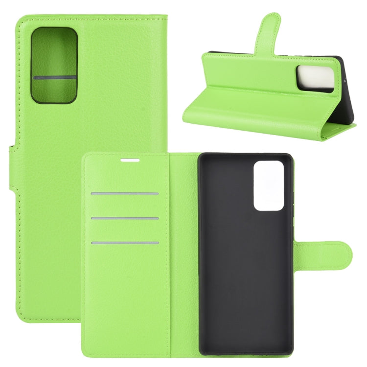 For Samsung Galaxy Note20 Litchi Texture Horizontal Flip Protective Case with Holder & Card Slots & Wallet, For Galaxy Note20