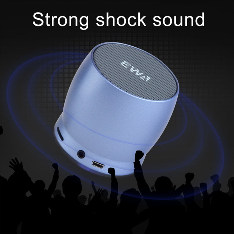 EWA A150 Portable Mini Bluetooth Speaker Wireless Hifi Stereo Strong Bass Music Boom Box Metal Subwoofer, Support TF Card & 3.5mm AUX