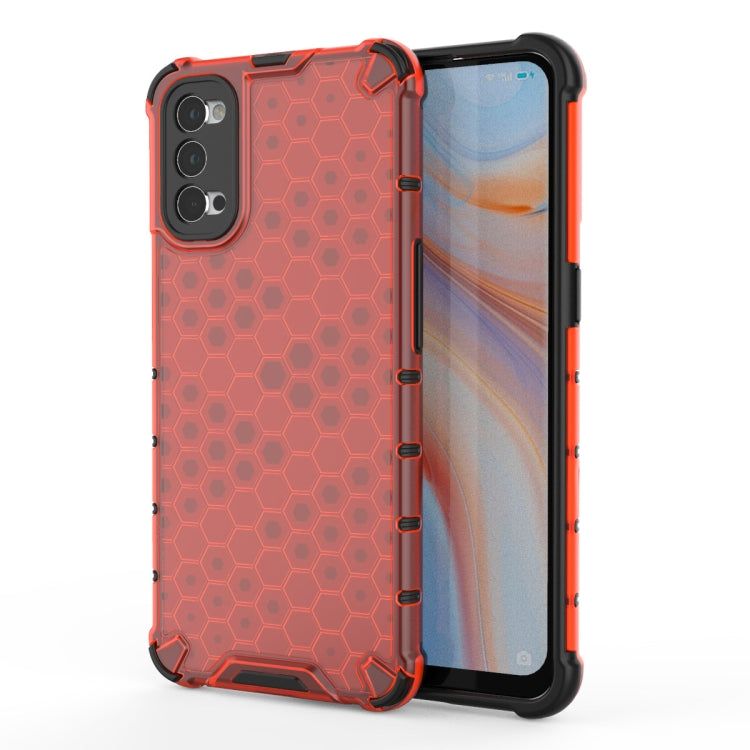 For OPPO Reno 4 Pro Shockproof Honeycomb PC + TPU Case, For OPPO Reno 4, For OPPO Reno 4 Pro, For OPPO Reno4 Pro