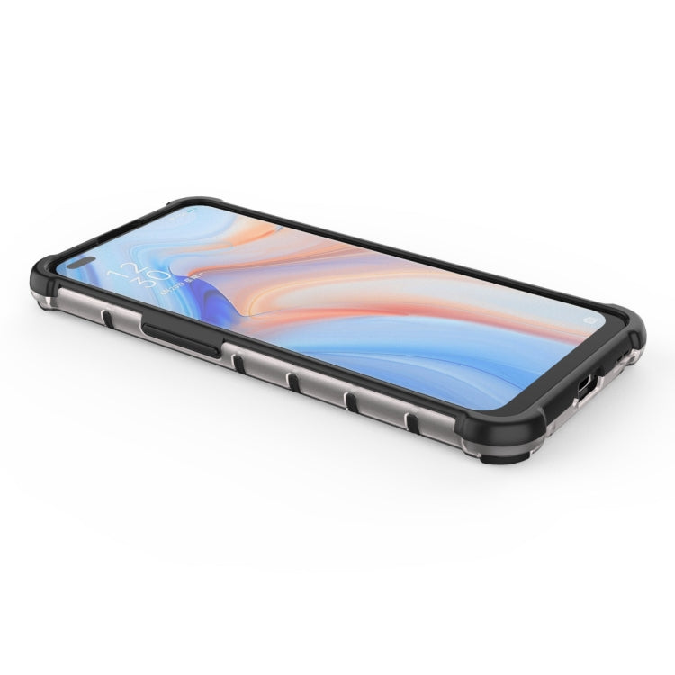 For OPPO Reno4 Shockproof Honeycomb PC + TPU Case, For OPPO Reno 4 Pro, For OPPO Reno 4, For OPPO Reno4