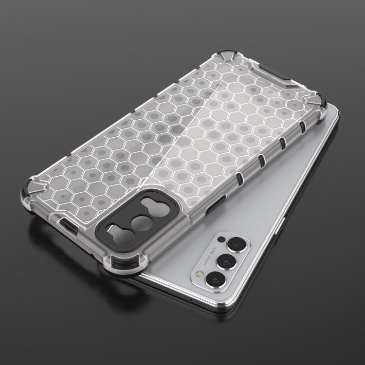 For OPPO Reno4 Shockproof Honeycomb PC + TPU Case, For OPPO Reno 4 Pro, For OPPO Reno 4, For OPPO Reno4