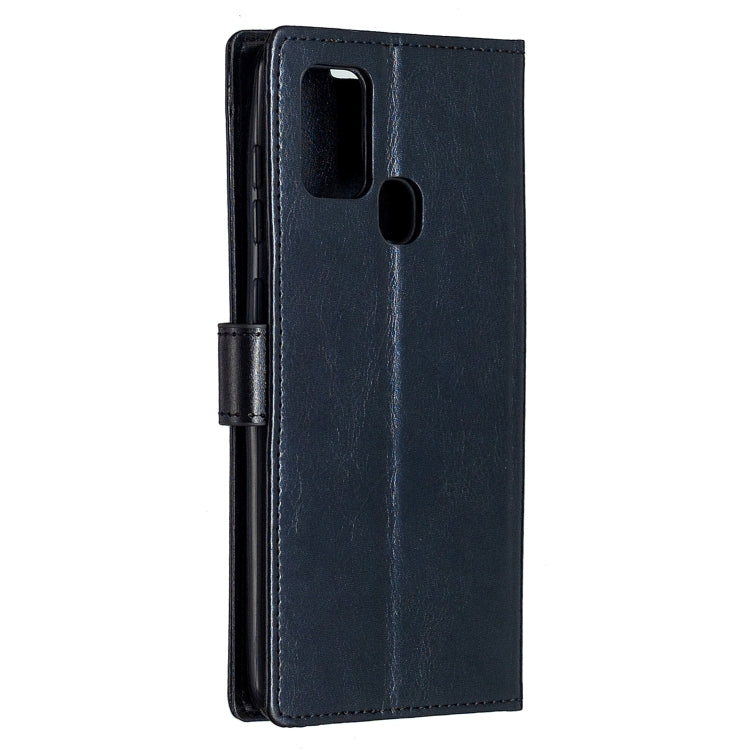 For Samsung Galaxy A21s Crazy Horse Texture Horizontal Flip Leather Case with Holder & Card Slots & Wallet & Photo Frame, For Galaxy A21s