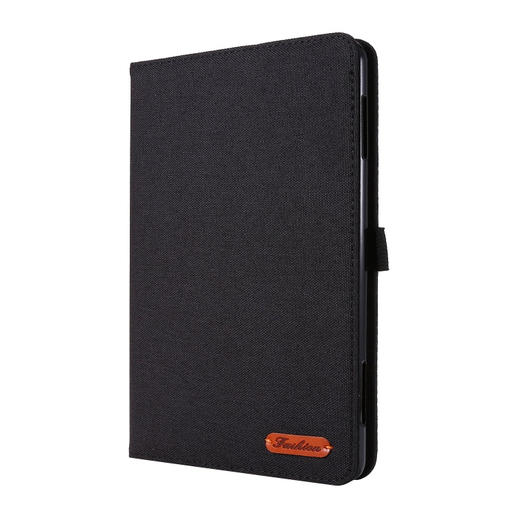 Horizontal Flip TPU + Fabric PU Leather Protective Case with Card Slots & Holder, For Amazon Fire HD 8 (2020)