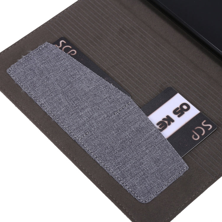 Horizontal Flip TPU + Fabric PU Leather Protective Case with Card Slots & Holder, For Amazon Fire HD 8 (2020)