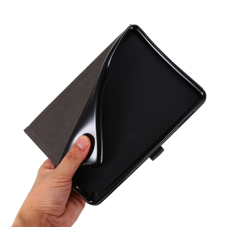 Horizontal Flip TPU + Fabric PU Leather Protective Case with Card Slots & Holder, For Amazon Fire HD 8 (2020)