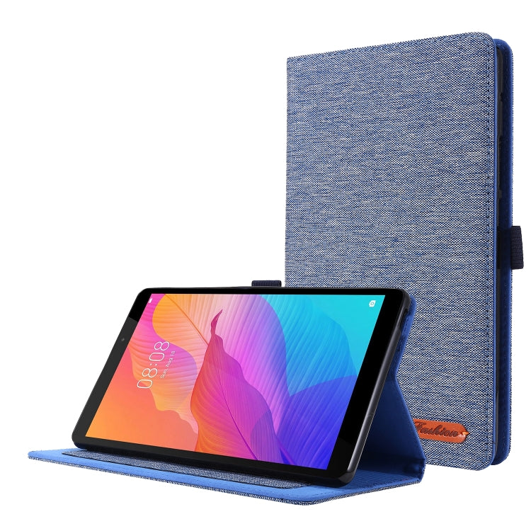 Horizontal Flip TPU + Fabric PU Leather Protective Case with Card, For Huawei MatePad T8