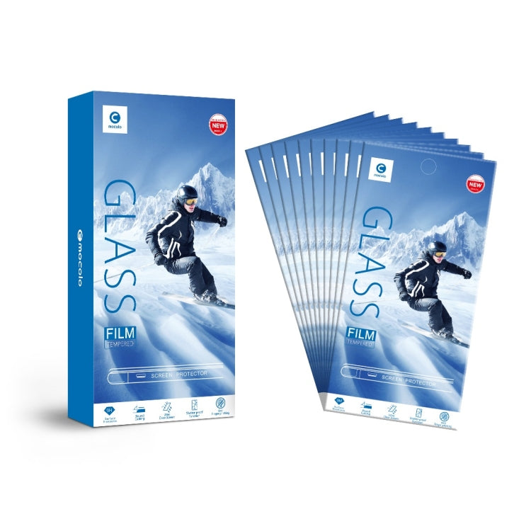 10 PCS mocolo 0.33mm 9H 2.5D Full Glue Tempered Glass Film, For Xiaomi Redmi 9(10pcs), For Xiaomi Redmi 9A(10pcs)
