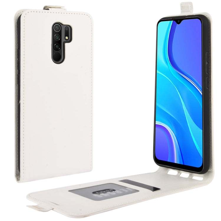 For Xiaomi Redmi 9 R64 Texture Single Vertical Flip Leather Protective Case with Card Slots & Photo Frame, For Xiaomi Redmi 9