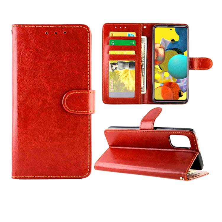 Crazy Horse Texture Leather Horizontal Flip Protective Case with Holder & Card Slots & Wallet & Photo Frame, For Xiaomi Redmi Note 9 Pro/Note 9S, For Xiaomi Redmi Note 9 Pro, For Samsung Galaxy A51 5G, For Xiaomi Redmi K30 Pro, For Samsung Galaxy A71 5...