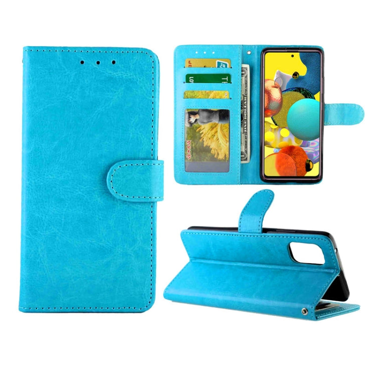 Crazy Horse Texture Leather Horizontal Flip Protective Case with Holder & Card Slots & Wallet & Photo Frame, For Xiaomi Redmi Note 9 Pro/Note 9S, For Xiaomi Redmi Note 9 Pro, For Samsung Galaxy A51 5G, For Xiaomi Redmi K30 Pro, For Samsung Galaxy A71 5...