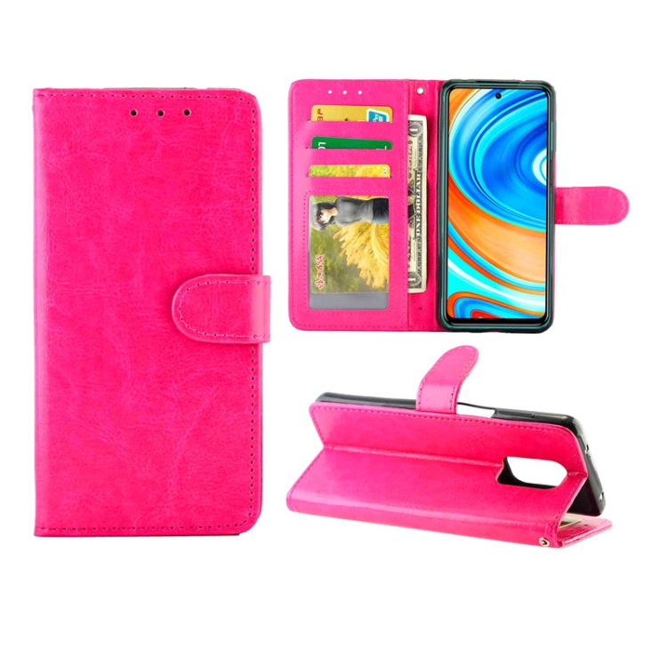 Crazy Horse Texture Leather Horizontal Flip Protective Case with Holder & Card Slots & Wallet & Photo Frame, For Xiaomi Redmi Note 9 Pro/Note 9S, For Xiaomi Redmi Note 9 Pro, For Samsung Galaxy A51 5G, For Xiaomi Redmi K30 Pro, For Samsung Galaxy A71 5...