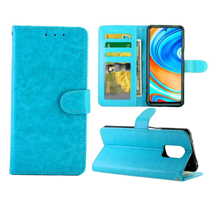 Crazy Horse Texture Leather Horizontal Flip Protective Case with Holder & Card Slots & Wallet & Photo Frame, For Xiaomi Redmi Note 9 Pro/Note 9S, For Xiaomi Redmi Note 9 Pro, For Samsung Galaxy A51 5G, For Xiaomi Redmi K30 Pro, For Samsung Galaxy A71 5...