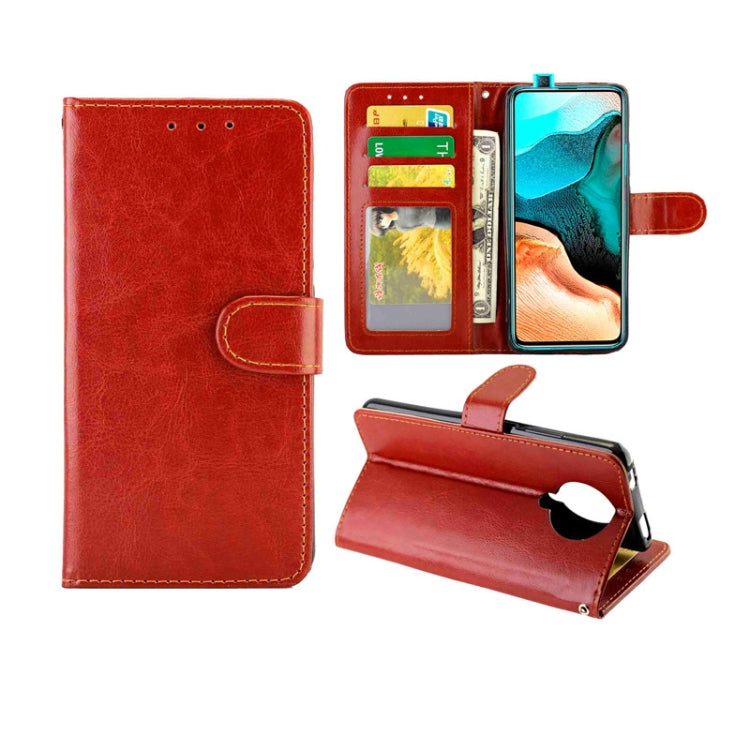 Crazy Horse Texture Leather Horizontal Flip Protective Case with Holder & Card Slots & Wallet & Photo Frame, For Xiaomi Redmi Note 9 Pro/Note 9S, For Xiaomi Redmi Note 9 Pro, For Samsung Galaxy A51 5G, For Xiaomi Redmi K30 Pro, For Samsung Galaxy A71 5...