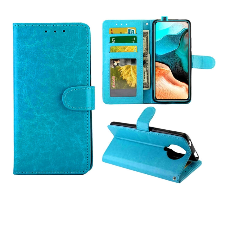 Crazy Horse Texture Leather Horizontal Flip Protective Case with Holder & Card Slots & Wallet & Photo Frame, For Xiaomi Redmi Note 9 Pro/Note 9S, For Xiaomi Redmi Note 9 Pro, For Samsung Galaxy A51 5G, For Xiaomi Redmi K30 Pro, For Samsung Galaxy A71 5...