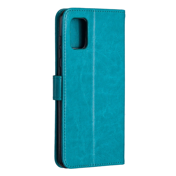 For Samsung Galaxy A31 Crazy Horse Texture Horizontal Flip Leather Case with Holder & Card Slots & Wallet & Photo Frame, For Galaxy A31