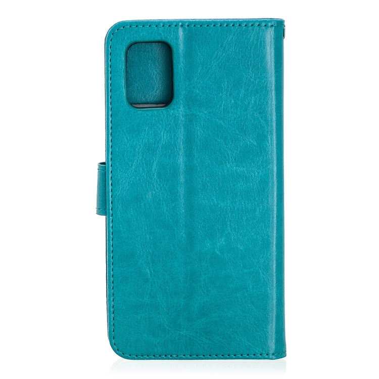 For Samsung Galaxy A31 Crazy Horse Texture Horizontal Flip Leather Case with Holder & Card Slots & Wallet & Photo Frame, For Galaxy A31