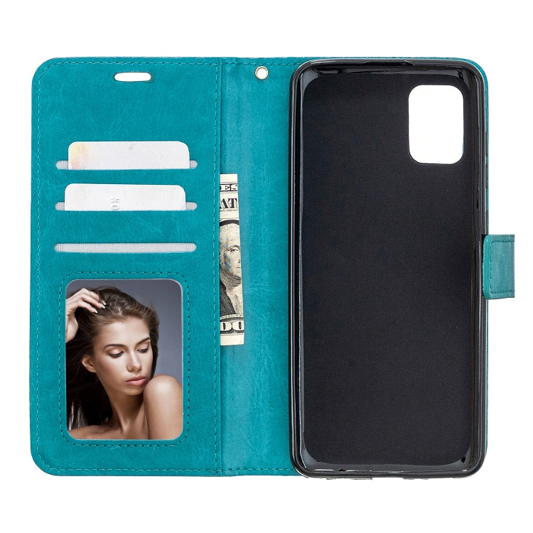 For Samsung Galaxy A31 Crazy Horse Texture Horizontal Flip Leather Case with Holder & Card Slots & Wallet & Photo Frame, For Galaxy A31