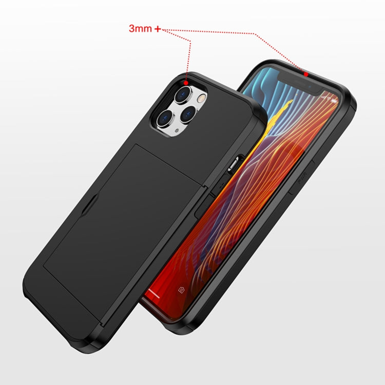 For iPhone 12 Pro 6.1 Shockproof Rugged Armor Protective Case with Card Slot, For iPhone 12 / 12 Pro