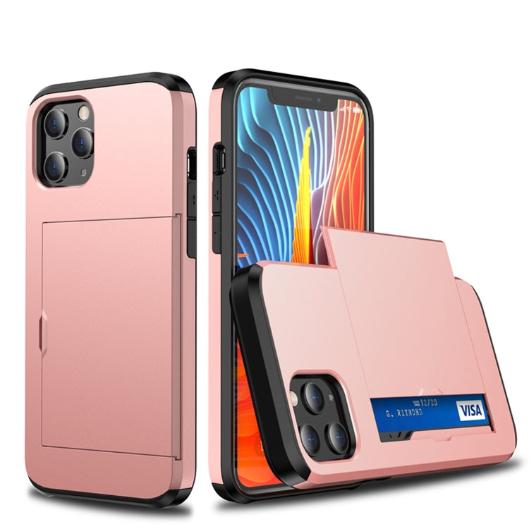 For iPhone 12 Pro 6.1 Shockproof Rugged Armor Protective Case with Card Slot, For iPhone 12 / 12 Pro