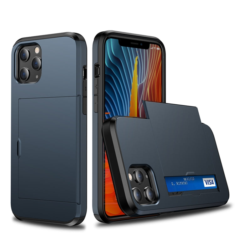 For iPhone 12 Pro 6.1 Shockproof Rugged Armor Protective Case with Card Slot, For iPhone 12 / 12 Pro