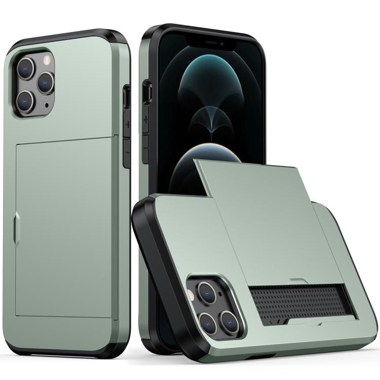 For iPhone 12 Pro Max 6.7 Shockproof Rugged Armor Protective Case with Card Slot, For iPhone 12 Pro Max