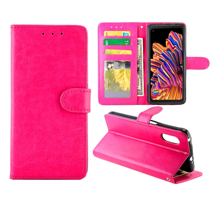 Crazy Horse Texture Leather Horizontal Flip Protective Case with Holder & Card Slots & Wallet & Photo Frame, For OPPO A92s, For Xiaomi Mi Note 10 Lite, For OPPO A52, For Samsung Galaxy Xcover Pro, For Huawei Nova 7 Pro