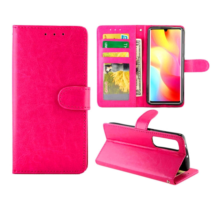 Crazy Horse Texture Leather Horizontal Flip Protective Case with Holder & Card Slots & Wallet & Photo Frame, For OPPO A92s, For Xiaomi Mi Note 10 Lite, For OPPO A52, For Samsung Galaxy Xcover Pro, For Huawei Nova 7 Pro