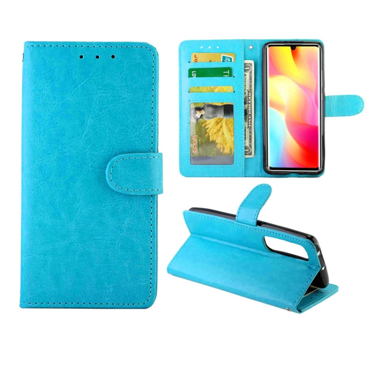 Crazy Horse Texture Leather Horizontal Flip Protective Case with Holder & Card Slots & Wallet & Photo Frame, For OPPO A92s, For Xiaomi Mi Note 10 Lite, For OPPO A52, For Samsung Galaxy Xcover Pro, For Huawei Nova 7 Pro