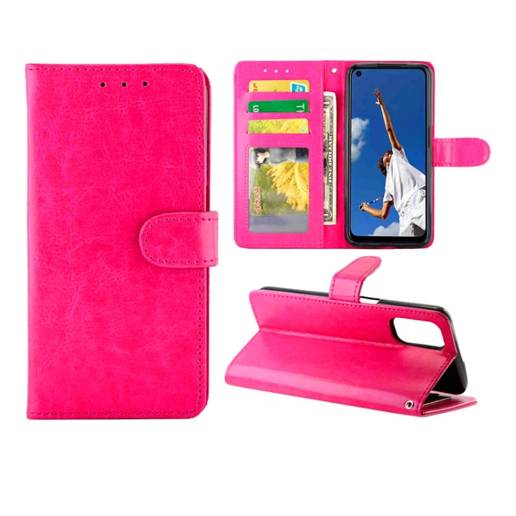Crazy Horse Texture Leather Horizontal Flip Protective Case with Holder & Card Slots & Wallet & Photo Frame, For OPPO A92s, For Xiaomi Mi Note 10 Lite, For OPPO A52, For Samsung Galaxy Xcover Pro, For Huawei Nova 7 Pro