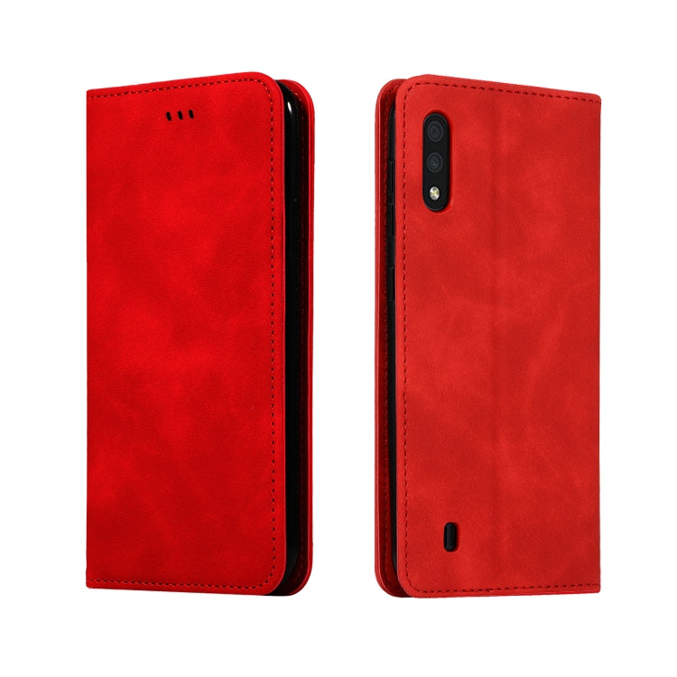 Retro Skin Feel Business Magnetic Horizontal Flip Leather Case, For Samsung Galaxy A01 (EU), For Samsung Galaxy A11 (US), For Samsung Galaxy A21  (EU), For Samsung Galaxy A31, For Samsung Galaxy A41 (EU), For Samsung Galaxy A51 5G                      ...