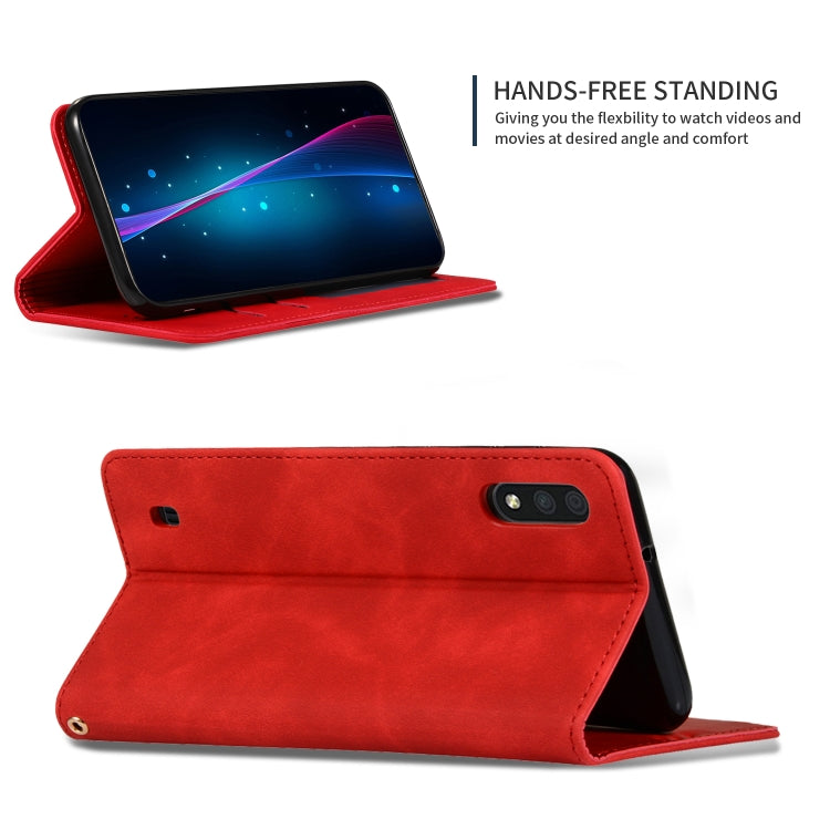 Retro Skin Feel Business Magnetic Horizontal Flip Leather Case, For Samsung Galaxy A01 (EU), For Samsung Galaxy A11 (US), For Samsung Galaxy A21  (EU), For Samsung Galaxy A31, For Samsung Galaxy A41 (EU), For Samsung Galaxy A51 5G                      ...
