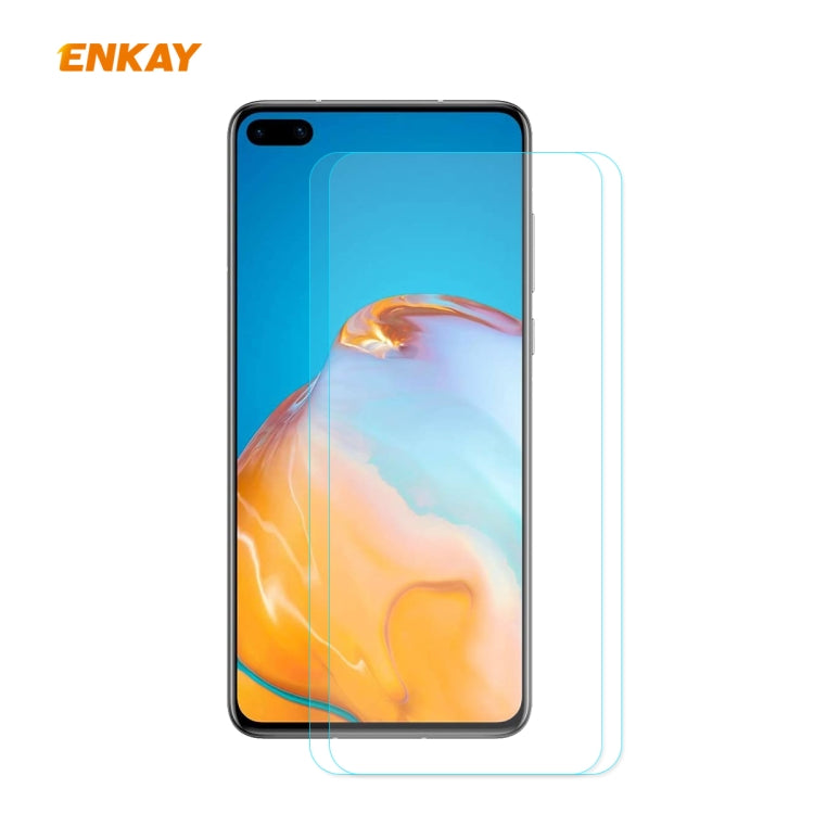 2 PCS ENKAY Hat-Prince 0.26mm 9H 2.5D Curved Edge Tempered Glass Film, For Xiaomi Mi 10 Lite /Redmi 10X 5G, For Redmi 10X 4G / Redmi Note 9, For Redmi Note 9S / Note 9 Pro, For Huawei P40, For Huawei P40 Lite, For Huawei Y5p, For Huawei Y6p            ...