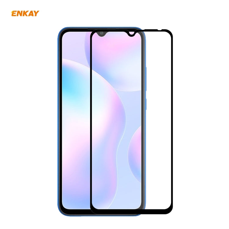ENKAY Hat-Prince Full Glue 0.26mm 9H 2.5D Tempered Glass Full Coverage Film, For Huawei P40, For Huawei P40 Lite, For Huawei Y5p, For Huawei Y6p, For Huawei Honor X10 5G, For Huawei P40 Lite E, For Redmi 10X 4G / Redmi Note 9                           ...
