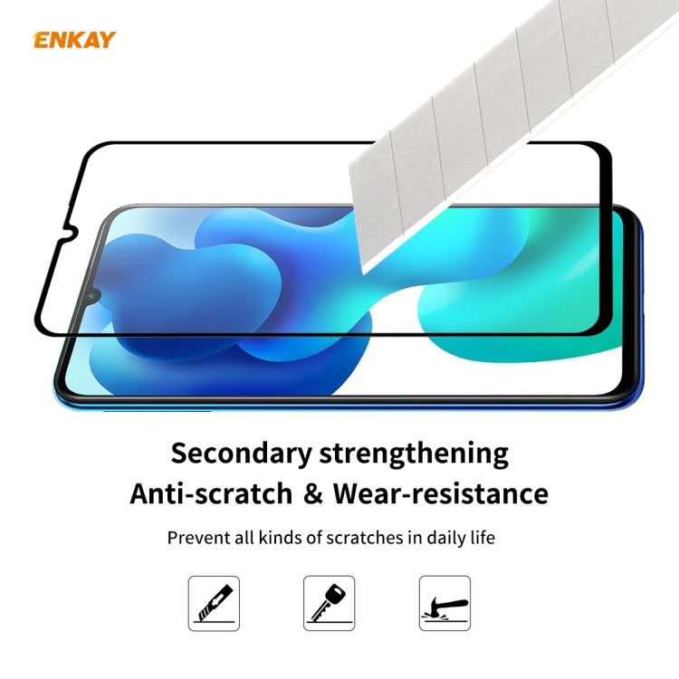 5 PCS ENKAY Hat-Prince Full Glue 0.26mm 9H 2.5D Tempered Glass Full Coverage Film, For Xiaomi Mi 10 Lite /Redmi 10X 5G, For Redmi 10X 4G / Redmi Note 9, For Redmi Note 9S / Note 9 Pro, For Huawei P40, For Huawei P40 Lite, For Huawei Y5p, For Huawei Y6p...