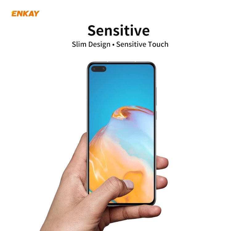 10 PCS ENKAY Hat-Prince Full Glue 0.26mm 9H 2.5D Tempered Glass Full Coverage Film, For Huawei P40, For Huawei P40 Lite, For Huawei Y5p, For Huawei Y6p, For Huawei Honor X10 5G, For Huawei P40 Lite E, For Redmi 10X 4G / Redmi Note 9(10pcs)             ...