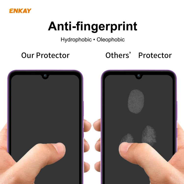 ENKAY Hat-Prince Full Glue 0.26mm 9H 2.5D Tempered Glass Full Coverage Film, For Galaxy A01, For Galaxy A11 / M11, For Galaxy M31 / M21, For Galaxy A21s, For Galaxy A31, For Galaxy A41