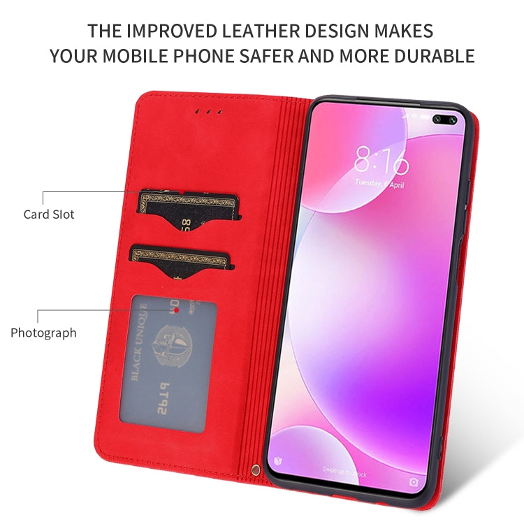 Retro Skin Feel Business Magnetic Horizontal Flip Leather Case, For Redmi K30 & Poco X2, For Redmi K30 Pro / Poco F2 Pro, For Redmi Note 9 / Redmi 10X 4G, For Redmi Note 9 Pro / Note 9S, For Xiaomi Poco M2 Pro, For Xiaomi Mi CC9 Pro / Note 10