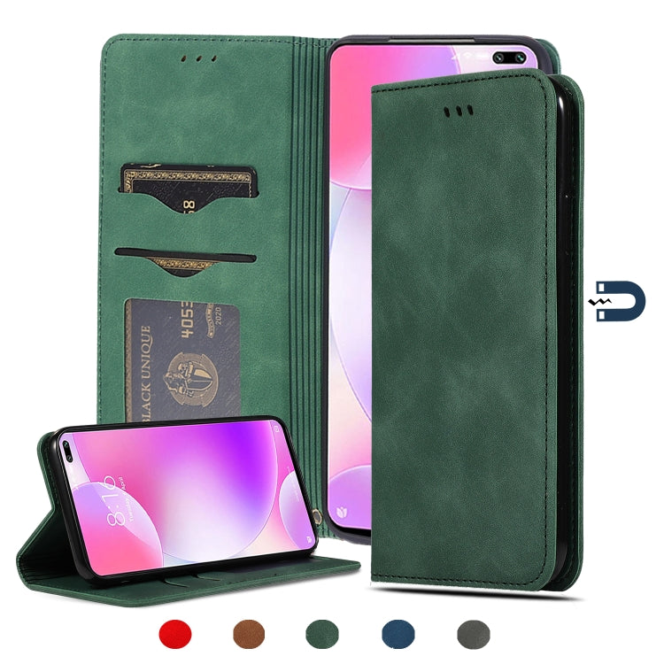 Retro Skin Feel Business Magnetic Horizontal Flip Leather Case, For Redmi K30 & Poco X2, For Redmi K30 Pro / Poco F2 Pro, For Redmi Note 9 / Redmi 10X 4G, For Redmi Note 9 Pro / Note 9S, For Xiaomi Poco M2 Pro, For Xiaomi Mi CC9 Pro / Note 10