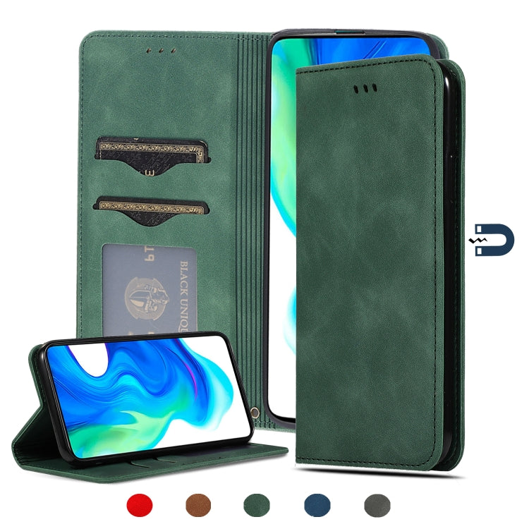 Retro Skin Feel Business Magnetic Horizontal Flip Leather Case, For Redmi K30 & Poco X2, For Redmi K30 Pro / Poco F2 Pro, For Redmi Note 9 / Redmi 10X 4G, For Redmi Note 9 Pro / Note 9S, For Xiaomi Poco M2 Pro, For Xiaomi Mi CC9 Pro / Note 10